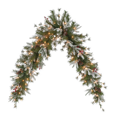 Lighted Faux Pine Swag