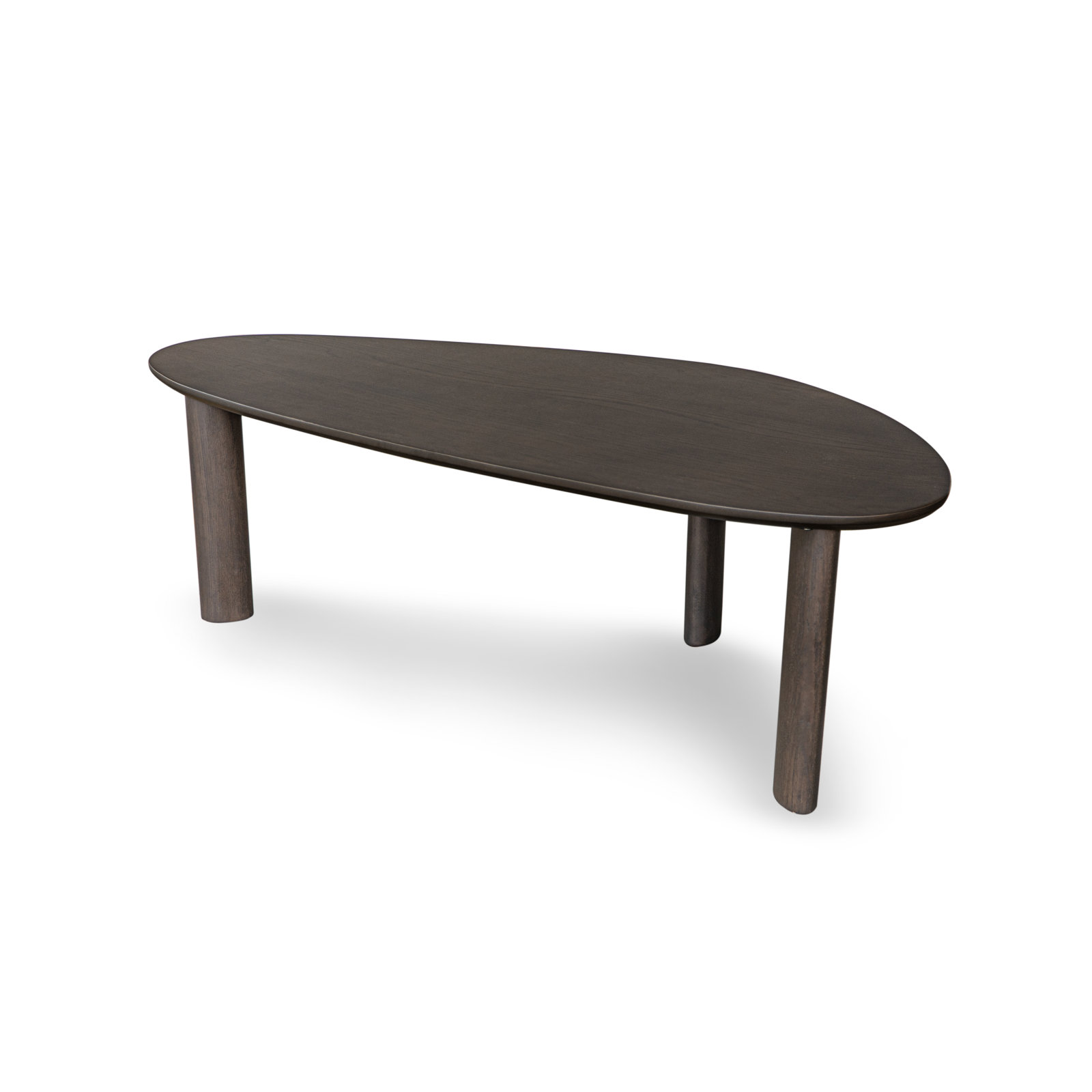 22" Oak Coffee Table, Dark Espresso