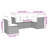 Vidaxl Garden Sofa Set-121917605-121917609
