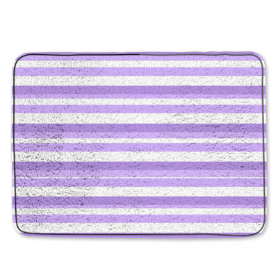 Tapis de bain à rayures