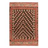 Burano Hand Knotted Wool Floral Area Rug