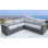 Canapé modulaire de patio avec coussins Ana entièrement assemblé