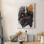 Watercolor Bison Profile II - Impression sur toile tendue-869451145