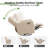 Reiby 36" Teddy Boucle Swivel Rocker Glider Recliner with Wider Armrest and Double Pocket, 360" Swivel Nursery Glider Recliner-101110535