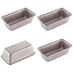  Loaf Pan Large 8x4.5 Stainless Steel Stainless Steel - Hand  Made In USA - Not Polished Food Service Grade: Home & Kitchen