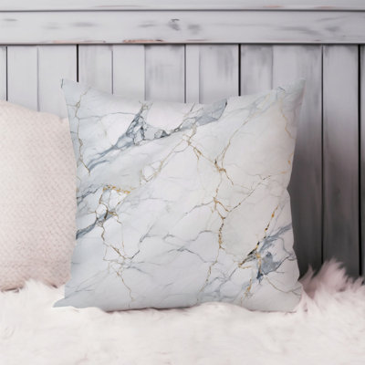Abstract Geode Marble Symphony XII Modern Throw Pillow Cover