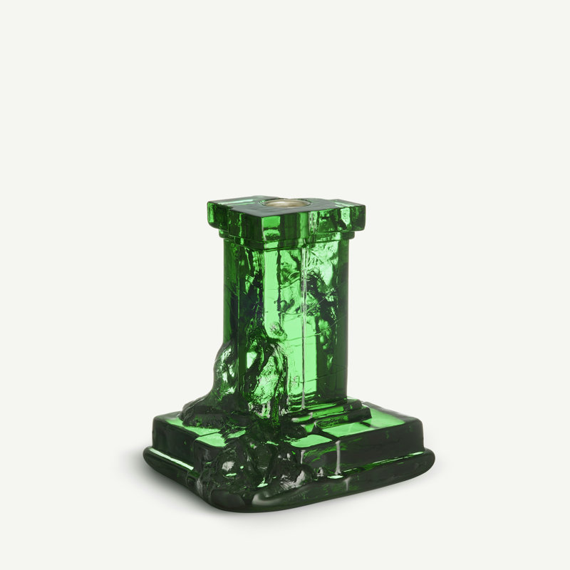 Rocky Baroque 5.9 " Glass Candlestick