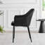 Calley Velvet Bucket Tub Chairs with Tapered Metal Legs and Vertical Stitching-63645333-63645334