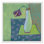 Retro Vase by Jill Krasner - Single Picture Frame Painting on Canvas