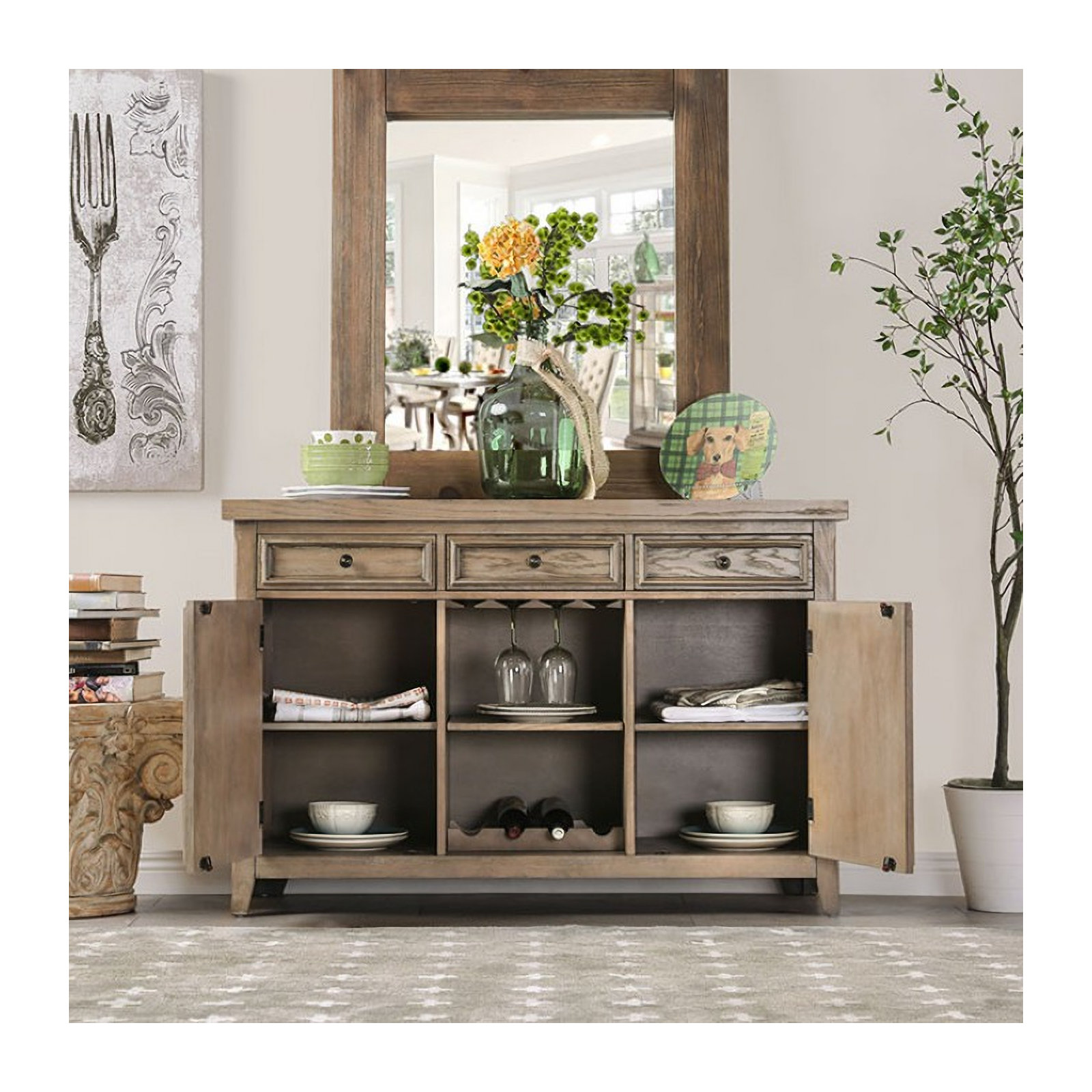 Chianti 54.75'' Sideboard, Natural