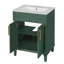 Meuble-lavabo 24 po avec lavabo en céramique intégré et 2 portes-736456587