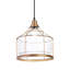 Luminaire suspendu 10 po en laiton et verre transparent Kezia