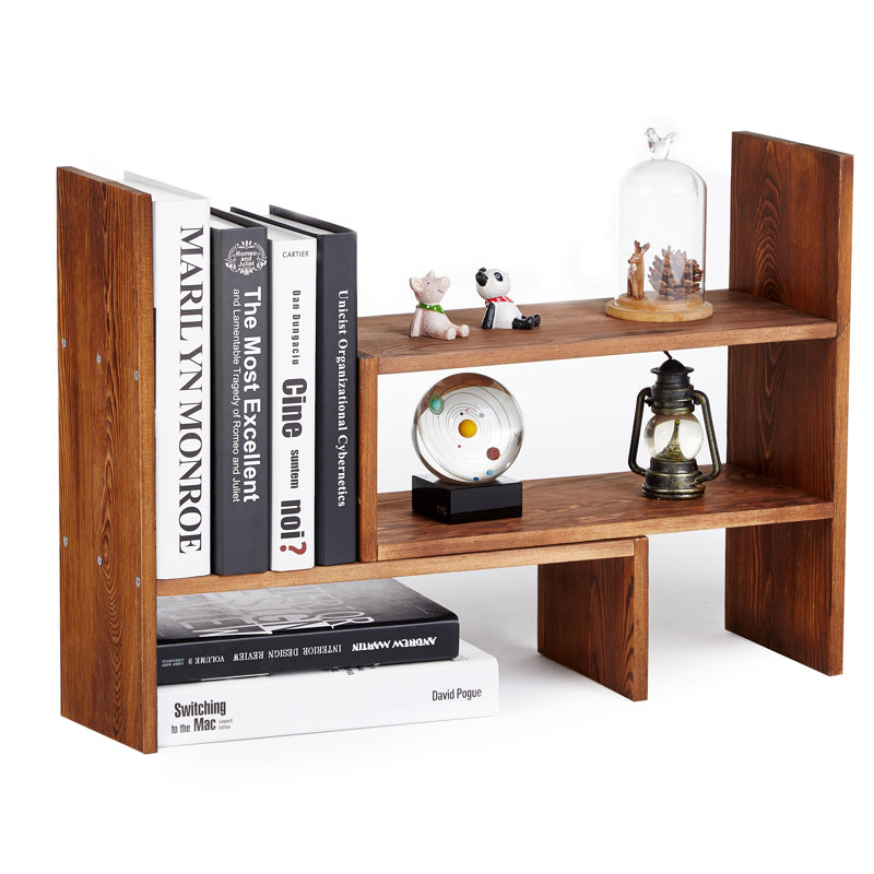 Dezstany Solid Wood Adjustable Desktop Organiser