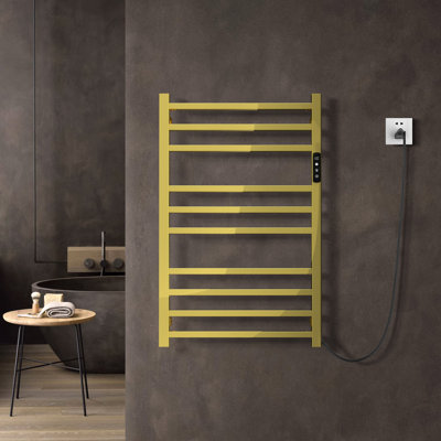 Electric Towel Warmer Wall Mount Heated Towel Rack
