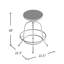 Tabouret tournant à hauteur réglable Serko