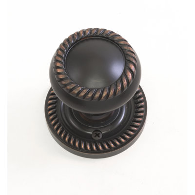 Charleston Round Knob with Circle Rosette