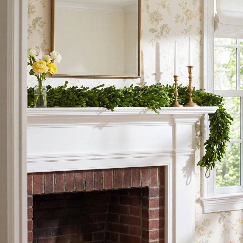 96'' in. Dried Boxwood Garland