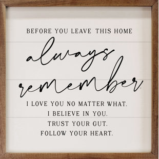 Always Always I Love You Square - blanc