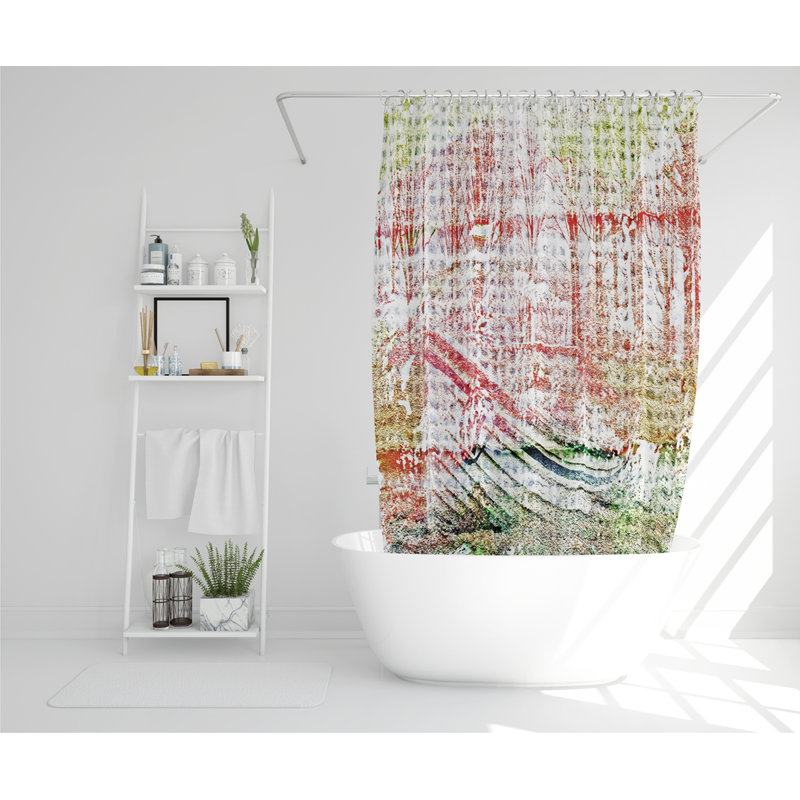 Washed Up Designer Shower Curtain