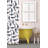 Valrie Geometric Shower Curtain with Hooks Included