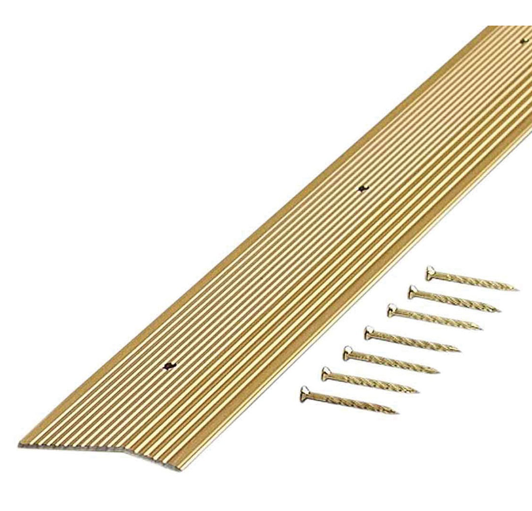 1.38'' W x 36'' L Stair Nose in Satin Brass M-d Products