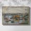 Pont à Argenteuil un jour gris, v. 1876 - Claude Monet, toile tendue avec châssis-132874618-132874623