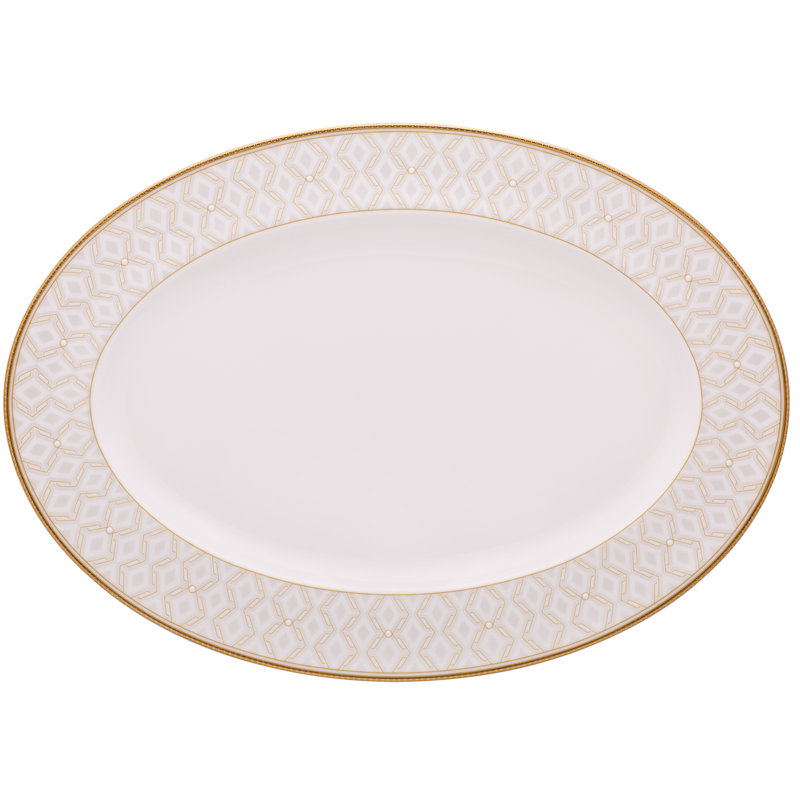 Noritake Noble Pearl Oval Platter, 16"