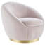 Chaise pivotante en velours performance Buttercup-1638978739