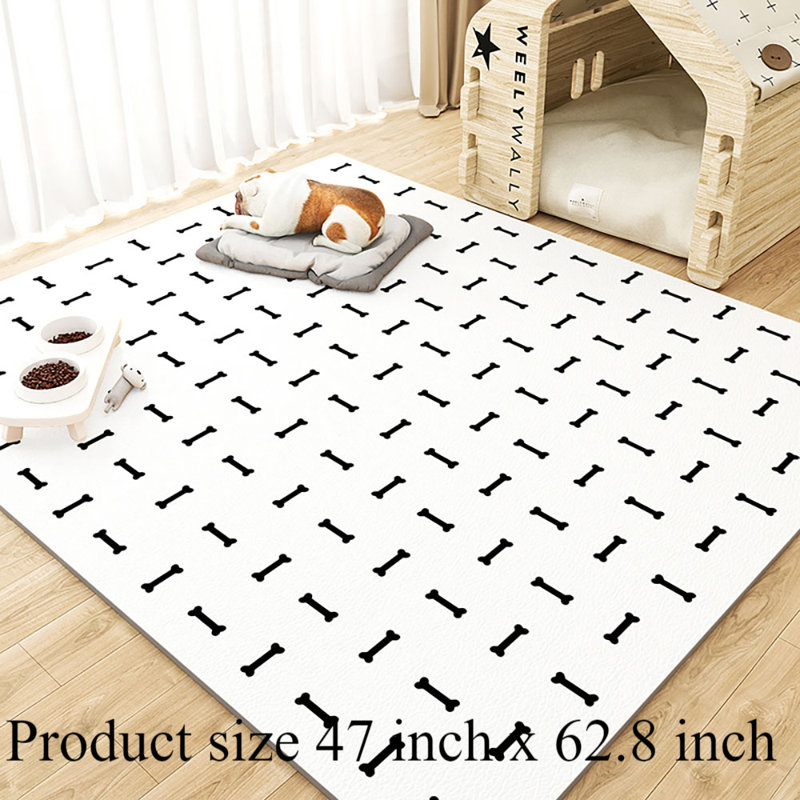 Tapis pour animaux, H 1 po x l 62,8 po x P 47 po