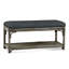Summer Retreat Wicker Shelf Storage Bench-71425206-86505846