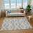 Premium Machine Washable Vaseem AMF115 Tan Rug-2049756026