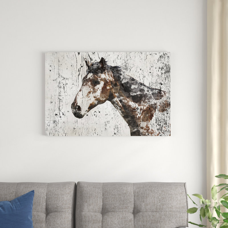 Cheval galaxie II, H 24 po x l 36 po x P 1,25 po