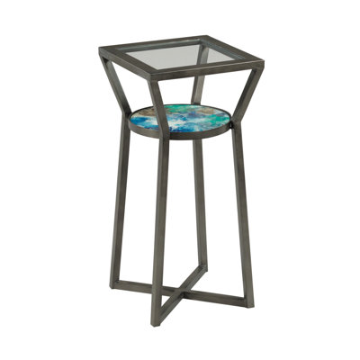 Glass Top End Table