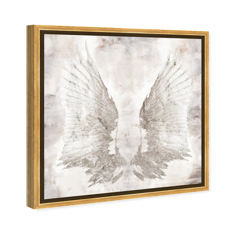 «My Wings Chie» par Oliver Gal - reproduction d'art sur toile, H 30 po x l 30 po, Or