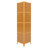 54" H 4-Tier Bamboo Corner Bookshelf, 12.60" W x 12.60" D Freestanding Storage Organizer Rack-140831384