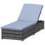 Meisel 195 cm Long Reclining Single Chaise with Cushions