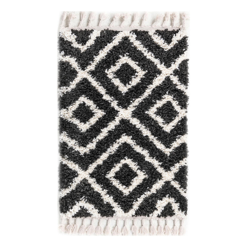 Bikales Geometric Indoor Rug, Rectangle 2'2" x 3'