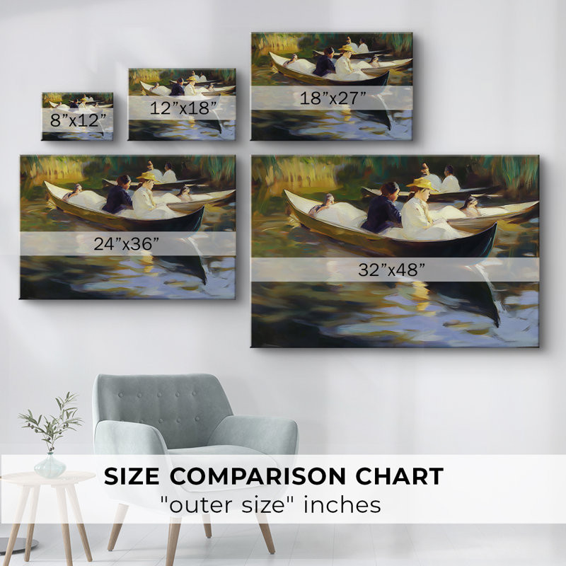 Nautical Series-XIII - Cavas enveloppés de galerie, 12 x 18