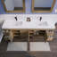 Ensemble de meuble-lavabo mural double 84 po Batoul Spring-71270894