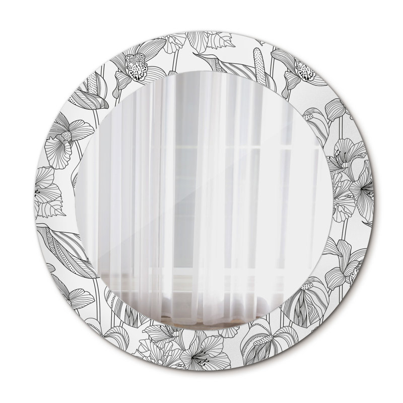 Huldar Glass Flat Wall Mirror