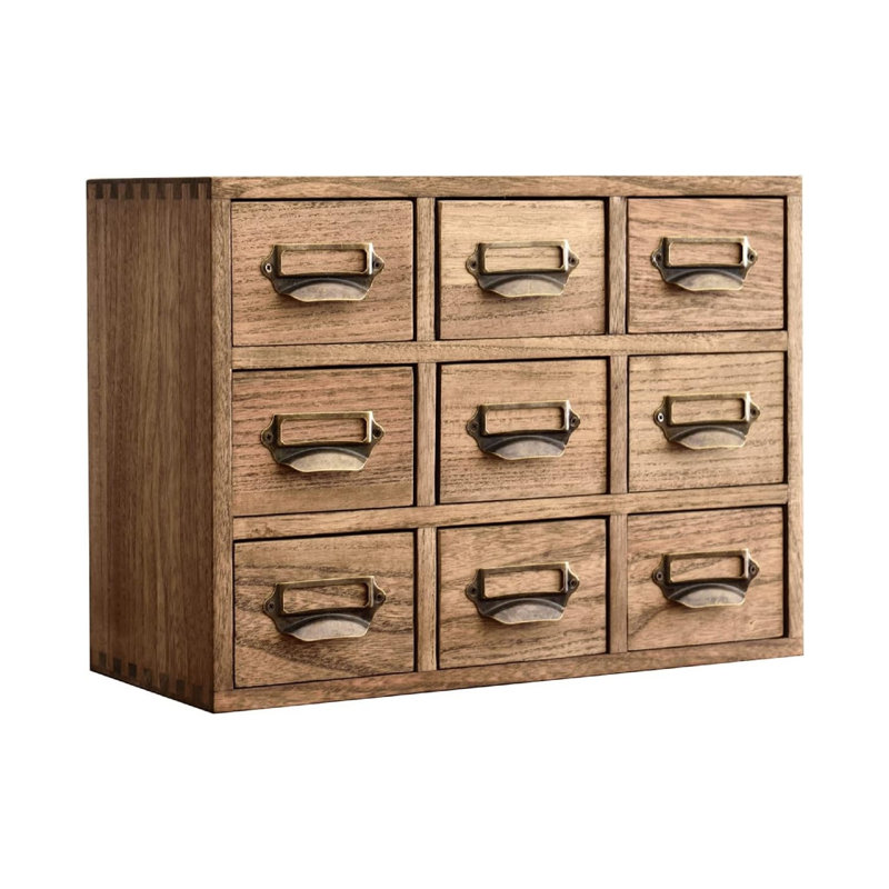 Solid Wood Desk Organiser