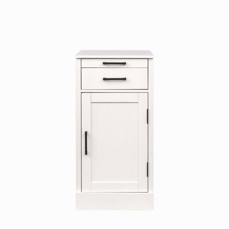 Armoire de bar à vin blanche modulaire avec huche pour salle à manger