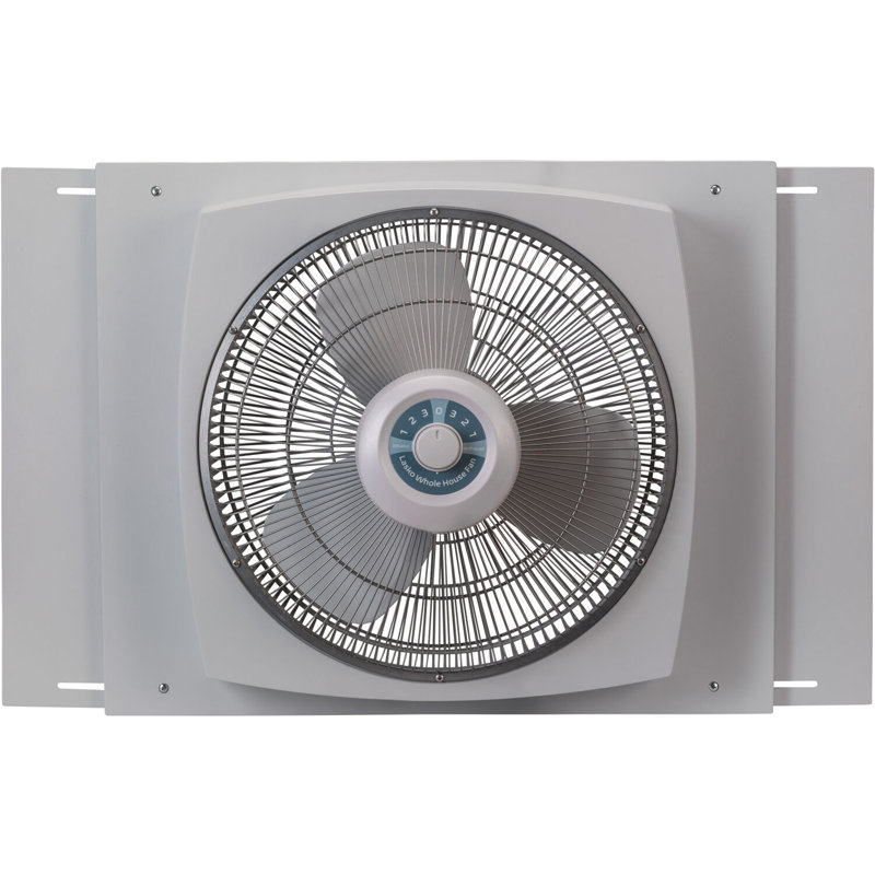 Lasko 16" Electrically Reversible Window Fan with Storm Guard