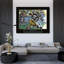 Toile tendue avec toile de fond Trinx Frontline Gallery: Strive, Football-2134332667