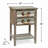 Swiftsure Solid Wood Top 2 - Drawer End Table with Storage