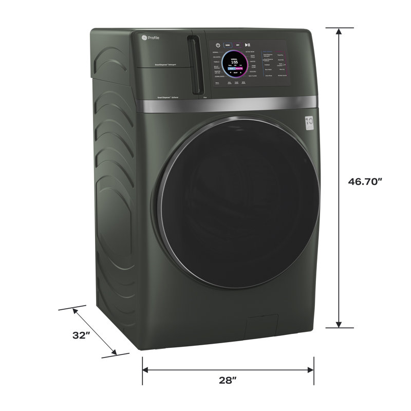 GE Profile ENERGY STAR® 4.8 cu. ft. Capacity UltraFast Combo with Ventless Inverter Heat Pump Technology Washer/Dryer