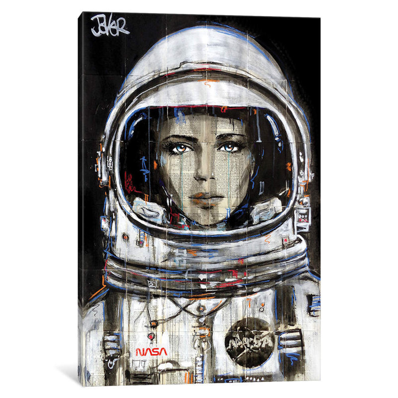 Cosmos by Loui Jover - Wrapped Canvas Gallery-Wrapped Canvas Giclee, 66.04 cm H x 45.72 cm W x 1.91 cm D