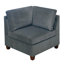 Ensemble de canapé modulaire en chenille gris modulaire 6 pièces