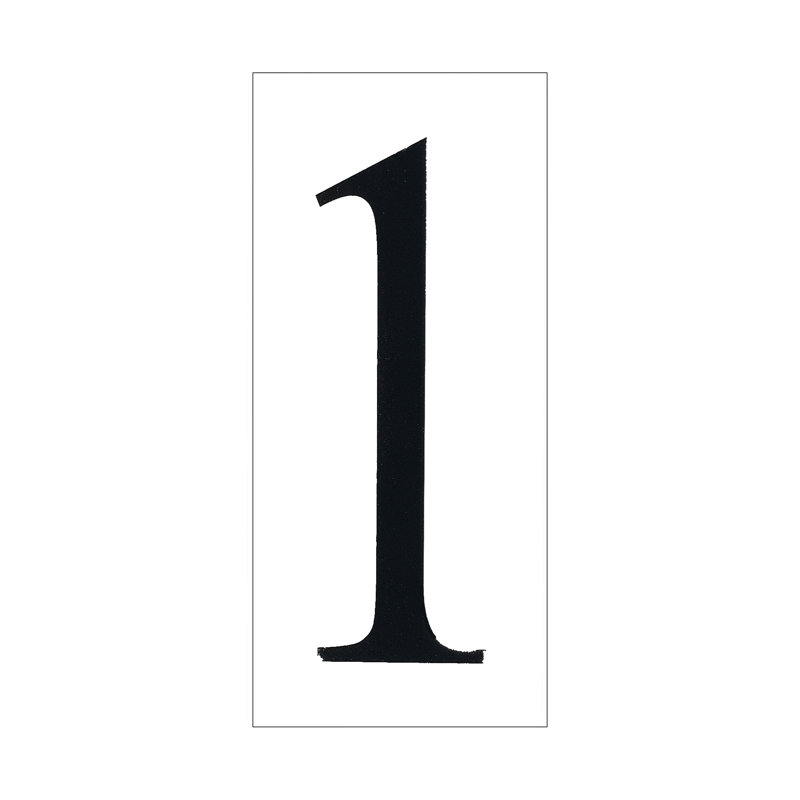 Carreau de numéro de lettre Brookwood, 1