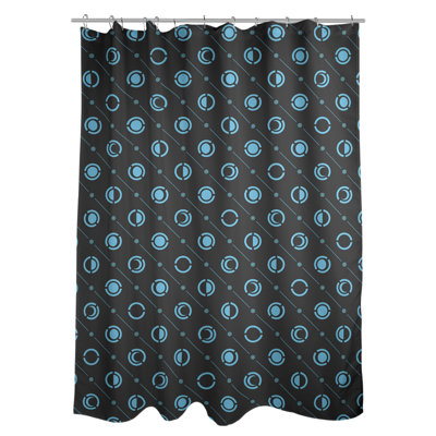 Rideau de douche à phases simples classic moon Noira Gothard
